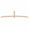 Ekena Millwork Bellingham Smooth Timber Gable Bracket, Douglas Fir, 84"W x 28"H x 1 1/2"D x 3 1/2"F, 8/12 Pitch GBW084X28X0204BEL00SDF - alternate 3